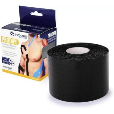 Imagem de Bandagem elástica adesiva Protape incoterm, Preto