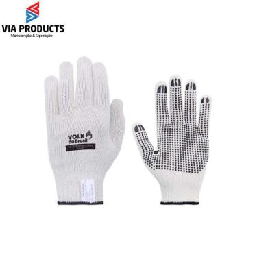 Imagem de Kit c/ 12 pares Luva Tricotada Cotton Pigmentada - VOLK