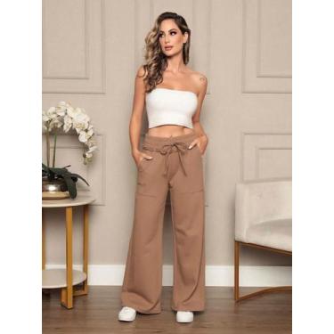 Imagem de A-Lows O&L Calca  Esportivo  pantalona de moletom liso - MUNDO DAS CAM