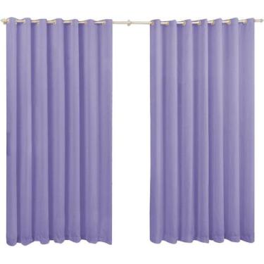 Imagem de Cortina Roma 3 Metros Para Sala E Quarto - Cris Enxovais, Lilás