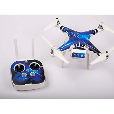 Imagem de SummitLink Conjunto de adesivos/controlador e aeronave adesivos envoltório de radiação adesivo para Phantom 3 Professional & Advanced L-03 (Phantom 3 padrão não incluído)