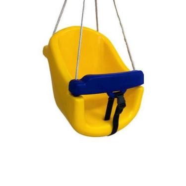 Imagem de Balanço bebê - Amarelo - Valentina Brinquedos - Com Trava