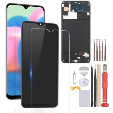 Imagem de FKBAightccy Tela de substituição para Samsung Galaxy A30s A307 para Samsung Galaxy A307F SM-A307FN SM-A307G Tela LCD de 6,4 polegadas Montagem digitalizador de tela sensível ao toque com ferramentas
