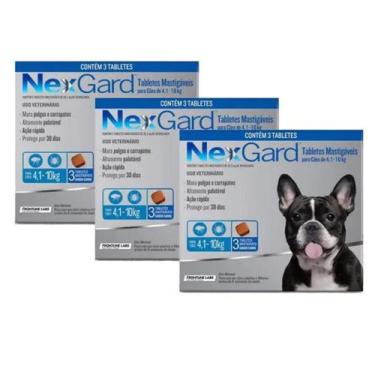 Imagem de Kit 3x NexGard M 3cp - Merial