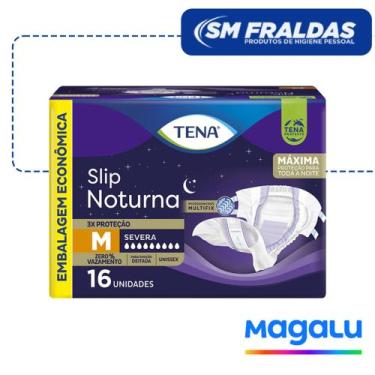Imagem de Fralda Tena Slip Noturna M Severa Com 16 Unid.