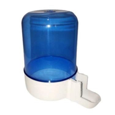 Imagem de Bebedouro Animalplast Grande 300ml - Malha Larga - Azul Com Base Branc