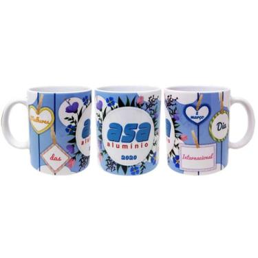 Imagem de Caneca Branca Personalizado Dia Internacional das Mulheres - GMH Prod.