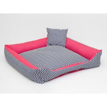 Imagem de Cama Pet Luxo Impermeavel Extra Grande Collor Rosa - DUCASA ENXOVAIS