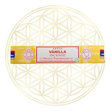 Imagem de Incenso Premium Satya Varetas Aromas 15g, Vanila