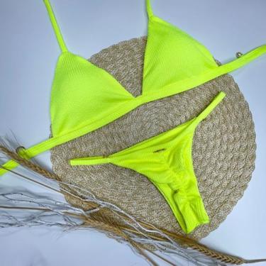 Imagem de Conjunto California  Top Sutiã + Calcinha Reguladora - VELUIE, Amarelo