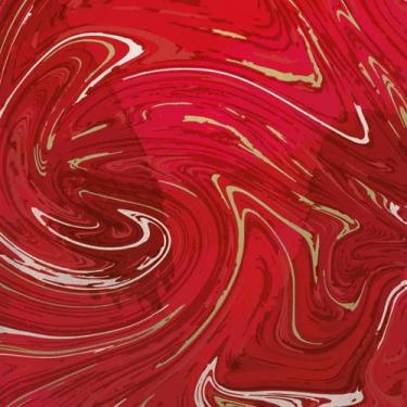 Imagem de Embalagem Laminada para Bolo 20x22cm - Marmorizado Vermelho - 50 unida