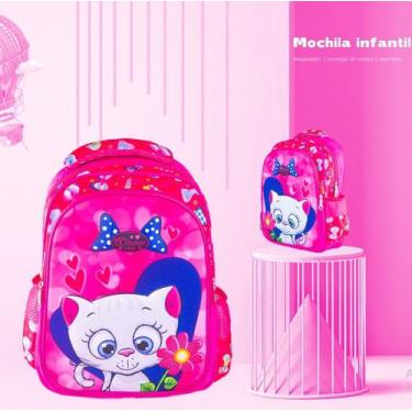 Imagem de Mochila Infantil Escolar Bolsa Menina Infantil Impermeável - OKI-NI, M