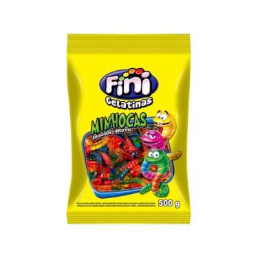 Imagem de Gelatinas Minhocas Docinhas - Fini - Pacote 500g
