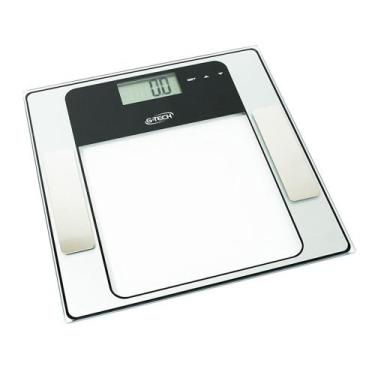 Imagem de Balança Digital Corporal Bioimpedância Glass 7 150 Kg G-Tech, Bateria