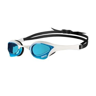 Imagem de arena Óculos De Natação Cobra Ultra Swipe Racing Para Homens E Mulheres, Lentes Sem Espelho, Antiembaçamento, Proteção Uv, Azul/Branco/Preto