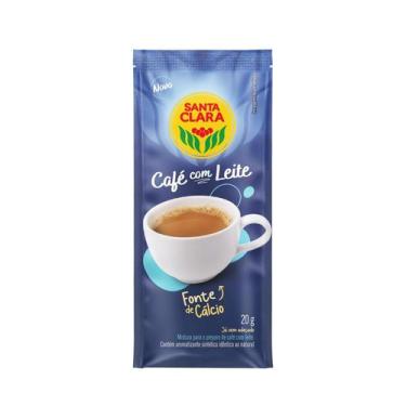 Imagem de Café com Leite Santa Clara 30 Sachês com 20g Cada
