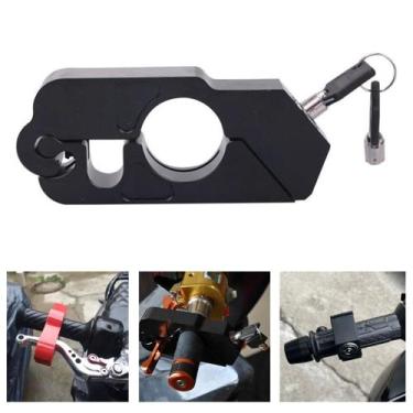 Imagem de Trava Para Moto Bike De Manete E Manopla Cadeado Antifurto TRAVA01 - P