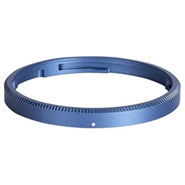 Imagem de JJC Ricoh GR IIIx GR IIIx HDF GR3x GR3x HDF Acessórios de tampa de anel de decoração de lente substitui a tampa do anel Ricoh GN-2 - azul