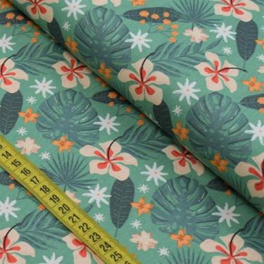 Imagem de Tecido Estampado para Patchwork - Summer Fresh : Folhagem (0,50x1,40) 