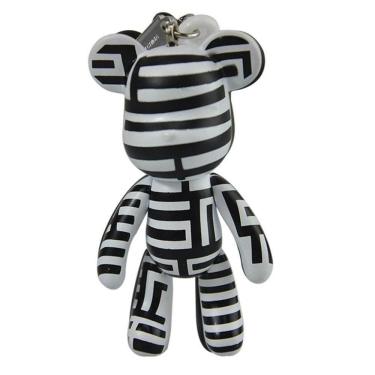 Imagem de Chaveiro Popobe Riscas Frontal Branco