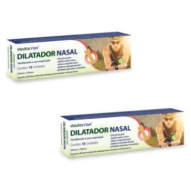 Imagem de Kit 2 Dilatador Nasal Com 10 Unidades Tamanho G - Sanfarma