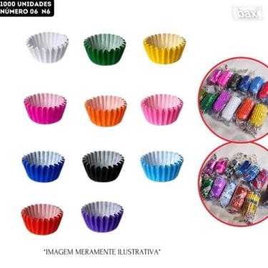 Imagem de Forminhas Formas de Papel para Brigadeiro Docinhos Forneável Bax - Núm