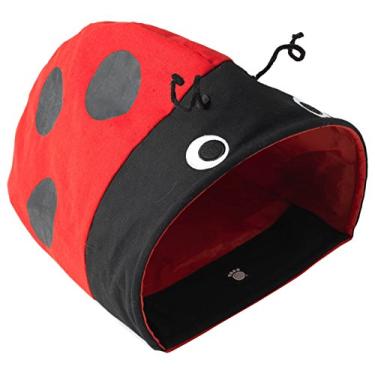 Imagem de PetRageous Ladybug Cat Cave, 47 cm x 29 cm x 25 cm