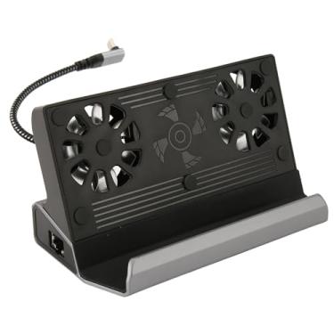 Imagem de Estação de Acoplamento Compatível Com Steam Deck, 10 Em 1 para Rog Ally Dock, Estação Com 5 USB 3.0 2.0 Ventilador de Resfriamento Duplo HD Interface Multimídia 4K a 60 Hz