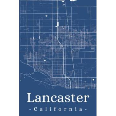 Imagem de Lancaster California: Your city, your region, your home! | Composition Notebook 6x9 plaid 120 pages