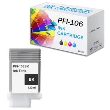 Imagem de Conjunto de cartuchos de tinta de 12 cores PFI-106 130 ml, reposição remanufaturada para tanques de tinta Canon PFI106, funciona com impressora iPF-6400 iPF-6400S iPF-6410 iPF-6450 iPF-6460 iPF-6410s,