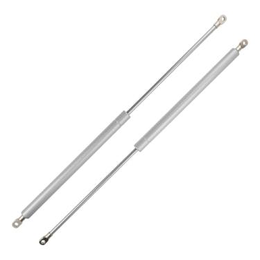Imagem de Motoforti Suportes de elevação universais Struts Window Toolbox Molas a gás 25 polegadas/635 mm 45.4 kg/445N/45 kg Tom prateado 2 peças