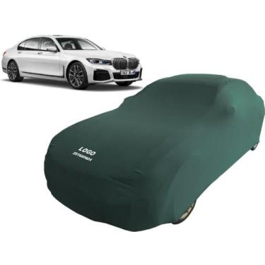Imagem de Capa Automotiva Bmw 745le Tecido Helanca Cor Preta - Mz, Verde