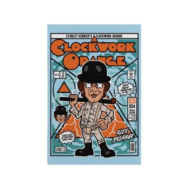 Imagem de Quadro Decorativo Canvas Alex Delarge Laranja Mecânica - Deliquadros, 