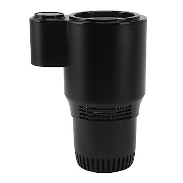 Imagem de Copo de Bebida para Carro, Resfriamento e Aquecimento Com Material ABS de Liga de Alumínio, Aquece Rapidamente Bebidas Frias 12V, Proteção contra Sobretensão Atual, Fácil de Usar