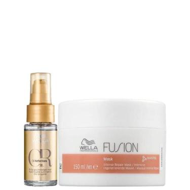 Imagem de Wella Máscara Fusion 150ml + Oil Reflection 30ml - Wella Professionals