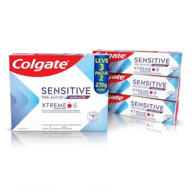 Imagem de Colgate Creme dental Sensitive Pro Alívio Imediato Xtreme 3x90g