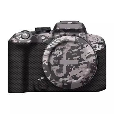 Imagem de Película protetora premium para câmera premium antirarranhões para Canon EOS R10 (Camuflagem de campo)
