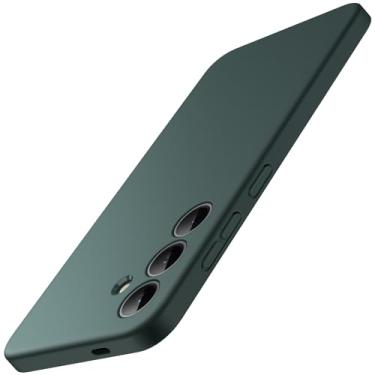 Imagem de JETech Capa Fina Fit para Samsung Galaxy S24 5G, Proteção Total da Lente da Câmera, Case Protetora Fina de TPU Macio para Telefone, Acabamento Fosco, Capinha à Prova de Choque (Verde Meia-Noite)