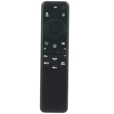 Imagem de Controle remoto de substituição de voz aplicável para Samsung Smart TV QN65LST7DAFXZA UN50DU8000FXZA UN98DU9000FXZA QN75LST7DAFXZA UN75DU8000FXZA UN65DU8000F UN55DU8000FXZA UN85DU8000FXZA QN55LL