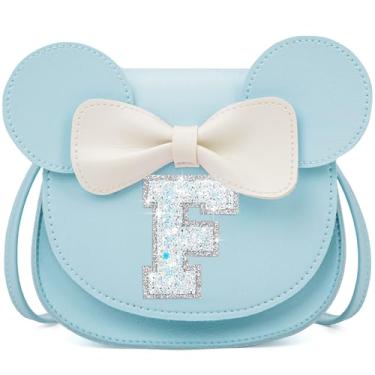 Imagem de Presentes de aniversário para meninas pequenas, presentes para meninas pequenas, bolsa de mão com mouse e carteira infantil para meninas, Azul