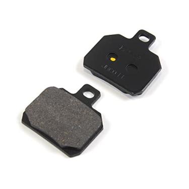 Imagem de 1 par de pastilhas de freio traseiras compatíveis com MOTO GUZZI V 1100 Breva 2004, Fionda 1100 2005, peças de acessórios de reposição para motocicletas