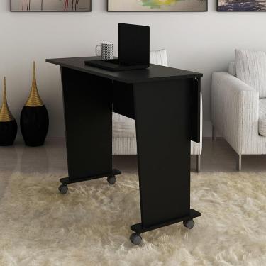 Imagem de Mesa Escrivaninha Multiuso Dobrável ME4117 Preto Tecnomobili