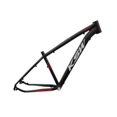 Imagem de Quadro Aro 29 KSW XLT Aluminio Preto com Vermelho e Branco , 21