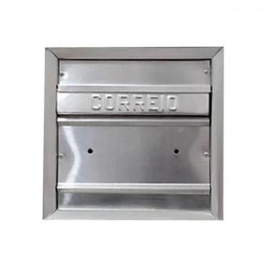 Imagem de Caixa Carta Carmax Aluminio Fixar Grade 4S-Jornal