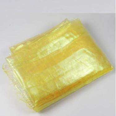 Imagem de YJIUYUANQ Fabria DIY DIY de pele de camarão, materiais de pesca com mosca, materiais de amarração de mosca, cristal piscante holográfico, gabarito de lula faça você mesmo, tecido de malha, amarelo,