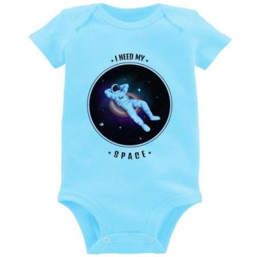 Imagem de Body Bebê I need my space - Foca na Moda, Azul bebê, M