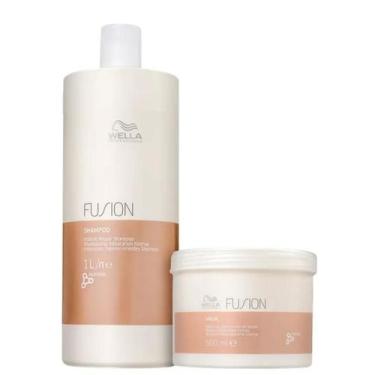 Imagem de Kit Wella Professionals Fusion Duo Salão (2 Produtos)