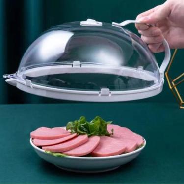 Imagem de Tampa Protetora de Alimentos Micro-ondas - 200 graus - Com Drenagem - 