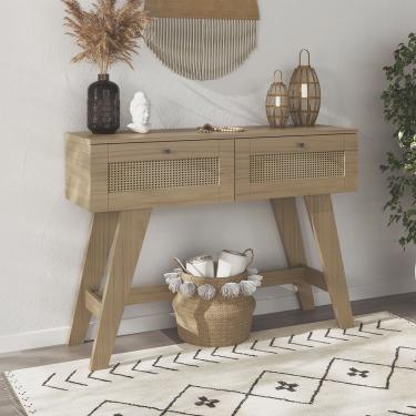 Imagem de Aparador em Mdf 2 Gavetas 110cm Palha