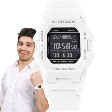Imagem de Relógio Casio G-Shock Masculino Esportivo Contador de passos Bluetooth 5 Alarmes Digital GD-B500-7DR